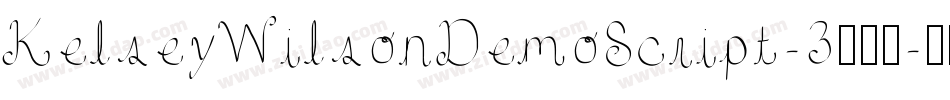 KelseyWilsonDemoScript-3生成器字体转换