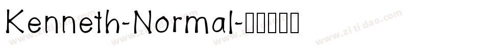Kenneth-Normal字体转换