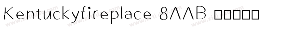 Kentuckyfireplace-8AAB字体转换