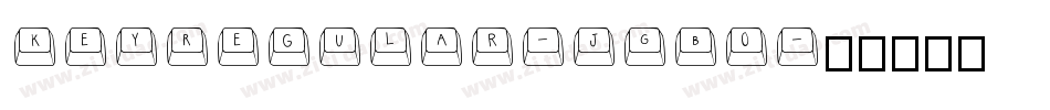 KeyRegular-jGB0字体转换