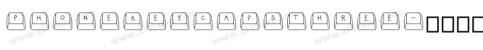 PhoneKeyCapsThree字体转换