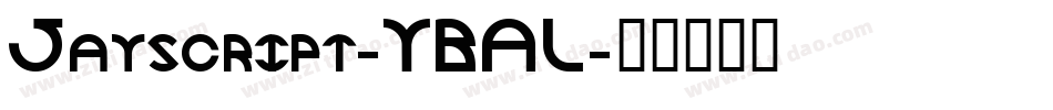 Jayscript-YBAL字体转换