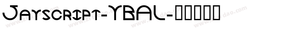 Jayscript-YBAL字体转换