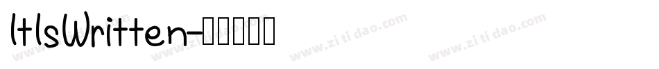 ItIsWritten字体转换