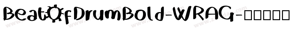 BeatOfDrumBold-WRAG字体转换
