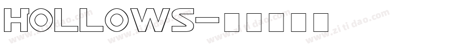 Hollows字体转换