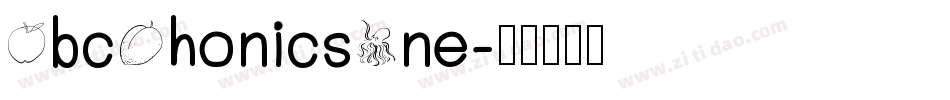 AbcPhonicsOne字体转换