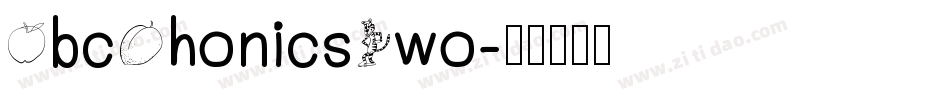 AbcPhonicsTwo字体转换