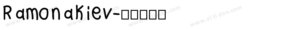 RamonaKiev字体转换