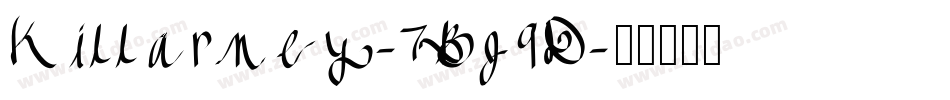Killarney-7Bj9D字体转换