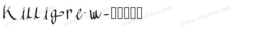 Killigrew字体转换