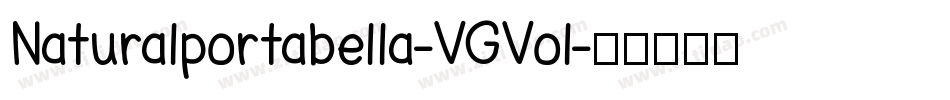 Naturalportabella-VGVol字体转换