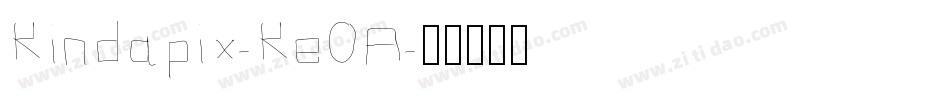 Kindapix-Ke0A字体转换