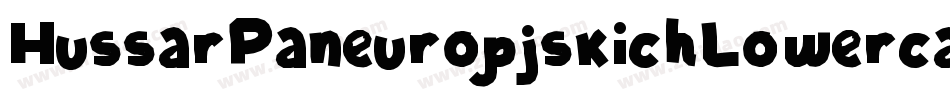 HussarPaneuropjskichLowercaseOblique-mOoG字体转换
