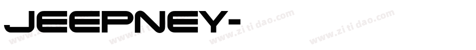 JEEPNEY字体转换