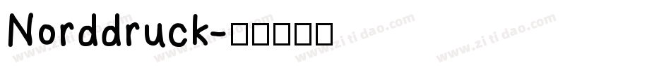 Norddruck字体转换