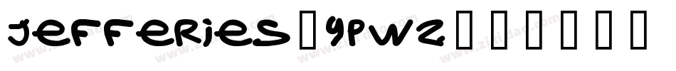 Jefferies-9PwZ字体转换