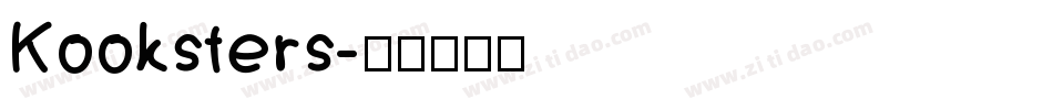 Kooksters字体转换