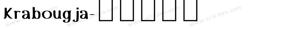 Krabougja字体转换