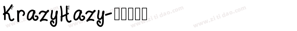 KrazyHazy字体转换
