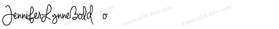 JenniferLynneBold-gvoY字体转换