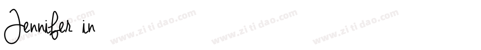 JenniferThin字体转换