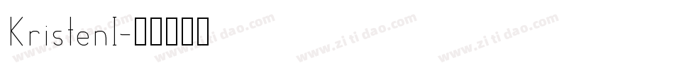 KristenI字体转换