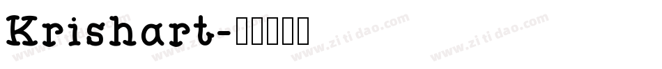Krishart字体转换