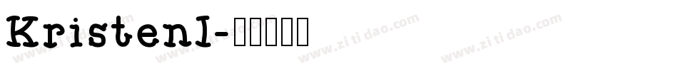 KristenI字体转换