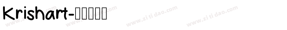 Krishart字体转换