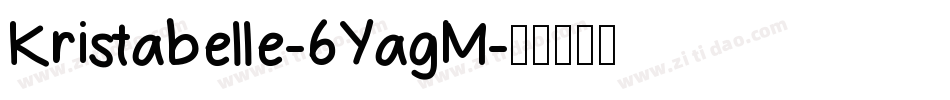 Kristabelle-6YagM字体转换