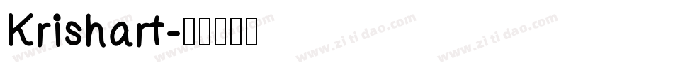 Krishart字体转换