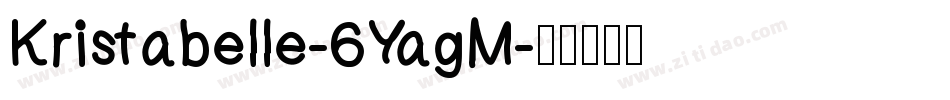 Kristabelle-6YagM字体转换