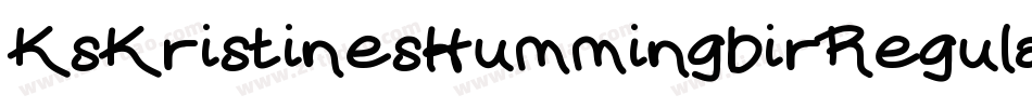 KsKristinesHummingbirRegular-wXJn字体转换