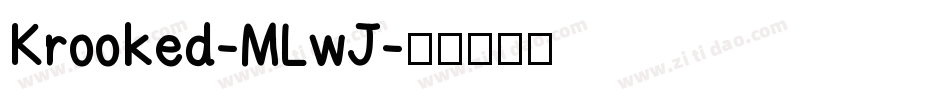 Krooked-MLwJ字体转换