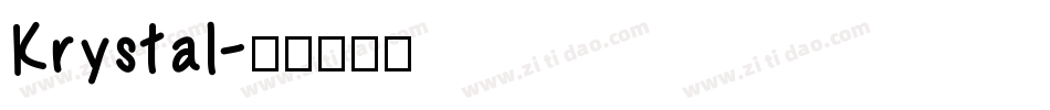 Krystal字体转换