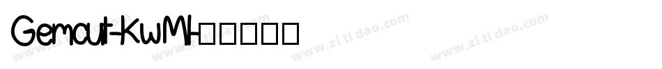 Gemcut-KwMl字体转换