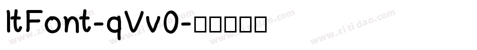 ItFont-qVv0字体转换
