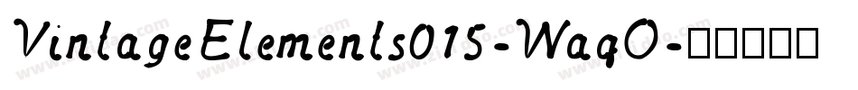 VintageElements015-WaqO字体转换