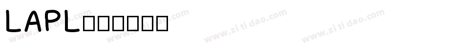 LAPL字体转换