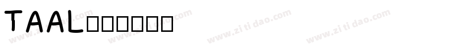 TAAL字体转换