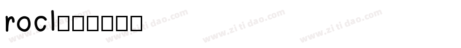 rocl字体转换