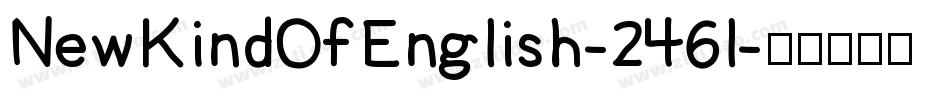 NewKindOfEnglish-246l字体转换