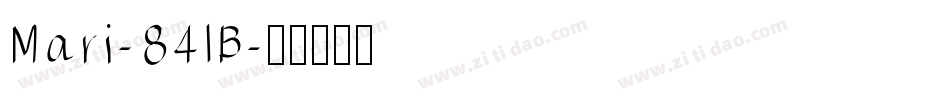Mari-84lB字体转换