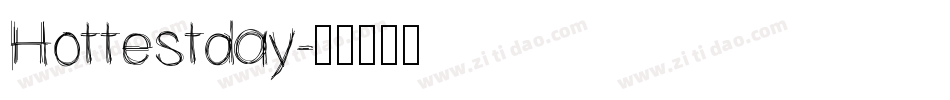 Hottestday字体转换