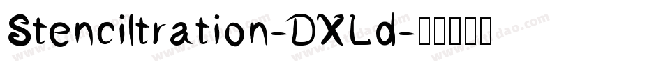 Stenciltration-DXLd字体转换