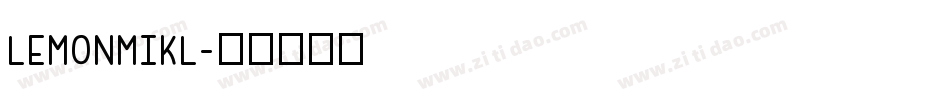 LEMONMIKL字体转换