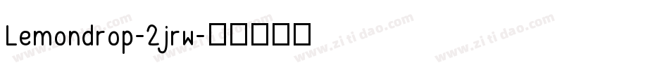 Lemondrop-2jrw字体转换