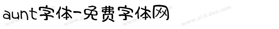 aunt字体字体转换
