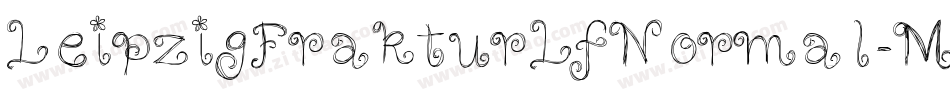 LeipzigFrakturLfNormal-MWDe字体转换